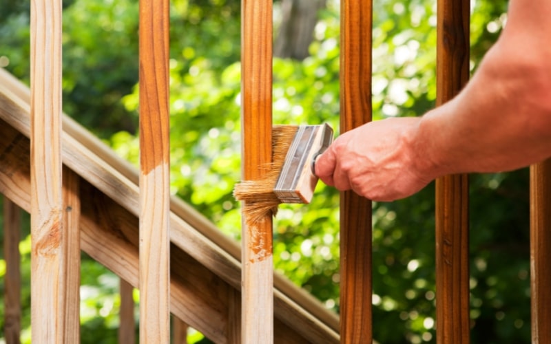 wood staining