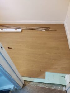 AB Handyman's work - wooden flooring