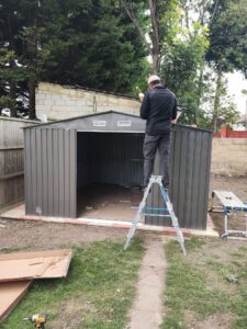 AB Handyman's work - shed installation
