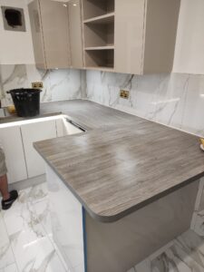AB Handyman's work - kitchen countertop fitting