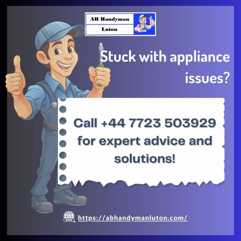 How do I troubleshoot common appliance issues before calling a handyman for repair?